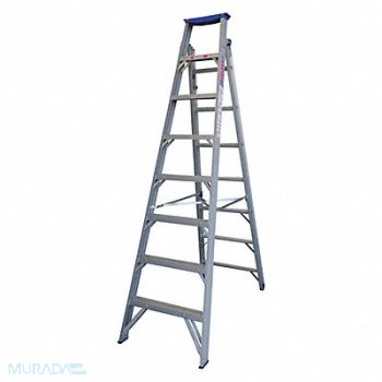 TIVOLI Dual Purpose Ladder 8 ft H Aluminum, 53TX50