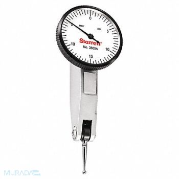 STARRETT Dial Test Indicator Set 1-1/4 White, 53VD55