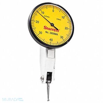 STARRETT Dial Test Indicator Set 1-9/16 Yellow, 53VD62