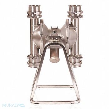 STANDARD PUMP DblDiaphPmp FNPT PTFE/SSteel 1/2 150gpm, 53WA92