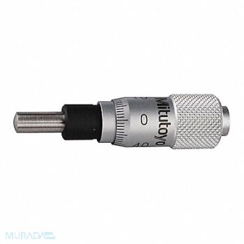 MITUTOYO Micrometer Head 0 to 6.5mm Range Steel, 54GE44