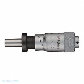 MITUTOYO Micrometer Head 0 to 13mm Range Steel, 54GE47