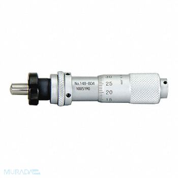 MITUTOYO Micrometer Head 0 to 13mm Range Steel, 54GE48