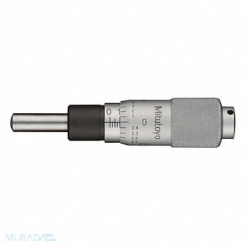 MITUTOYO Micrometer Head 0 to 1/2 Range Steel, 54GE49