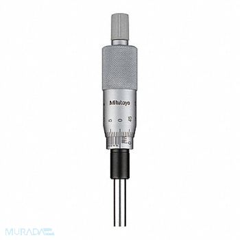 MITUTOYO Micrometer Head 0 to 25mm Range Steel, 54GE53