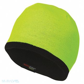TOUGH DUCK Beanie Cap Hi-Viz Green Universal, 54GY83