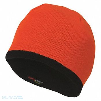 TOUGH DUCK Beanie Cap Hi-Viz Orange Universal, 54GY84