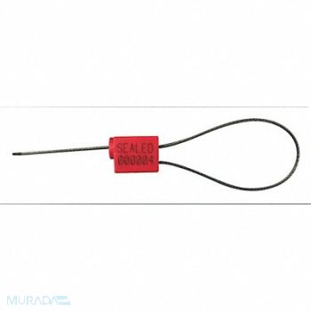 TYDENBROOKS 1/16 Cable Seals Red Plastic PK100, 54TZ99