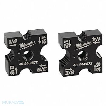 MILWAUKEE Die Set Hex HSS 2pc, 54XX73