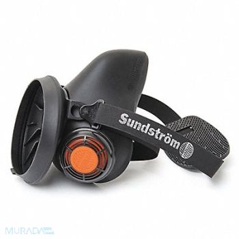 SUNDSTROM SAFETY Half Mask Respirator Silicone Black, 54XX87