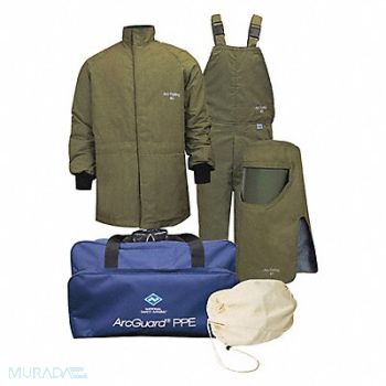 NATIONAL SAFETY APPAREL K2372 Arc Flash Protection Clothing Kit S, 54YR58