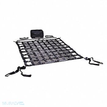 QUARANTINE RESTRAINTS Interior Cargo Restraint Black Polyester, 54ZV43