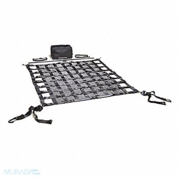 QUARANTINE RESTRAINTS Cargo Net Polyester 3 ft 6 L 400 lb., 54ZV51