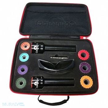 COUNTERACT Stud Brush Tool Kit Aluminum Handle, 54ZW93