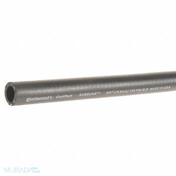 CONTINENTAL Garden Hose 5/8 ID x 100 ft Black, 55AX08