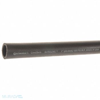 CONTINENTAL Garden Hose 1 ID x 100 ft Black, 55AX10