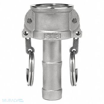 USA SEALING Cam and Groove Coupling 4 304 SS, 743P39