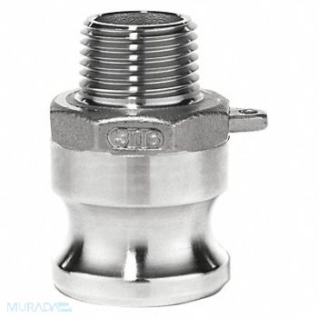 USA SEALING Cam and Groove Adapter 4 304 SS, 743P60