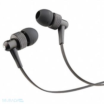 MOBILESPEC Wired Earbuds Corded Plastic Black, 55FA70