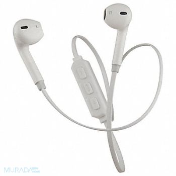 MOBILESPEC Wireless Earbuds Plastic 110VAC White, 55FC54