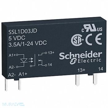 SCHNEIDER Solid State Relay 3-12V DC 3.5A Pins, 55WL23
