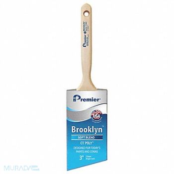 PREMIER Brush 3 Angle Sash Polyester 2 11/16 L, 55YE12