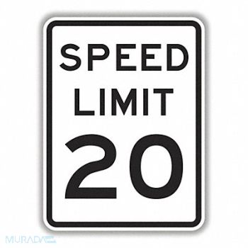 TAPCO High Speed Limit 20 Sign 18 x 24 HIP, 568K43