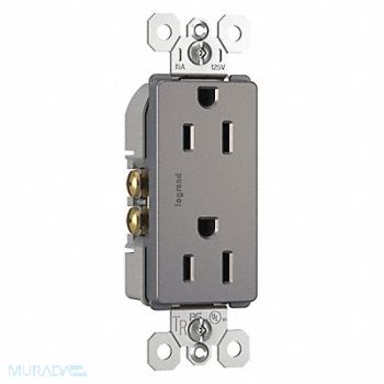 LEGRAND Receptacle Straight Blade 15A NEMA 5-15R, 56FN05