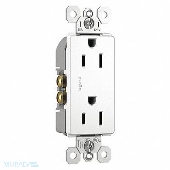 LEGRAND Receptacle Straight Blade 15A NEMA 5-15R, 56FN06