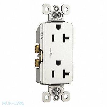 LEGRAND Receptacle Straight Blade 20A NEMA 5-20R, 56FN12