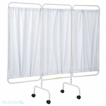 R B WIRE PRODUCTS INC. Privacy Screen 3 Panels White, 56JE34
