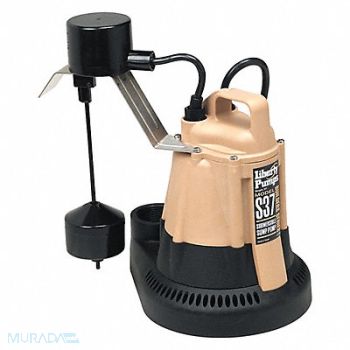 LIBERTY PUMPS Submersible Sump Pump HP 1/3 115V 60 Hz, 56KD65