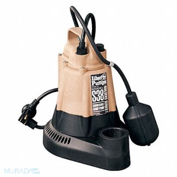 LIBERTY PUMPS Submersible Sump Pump HP 1/3 115V 60 Hz, 56KD68