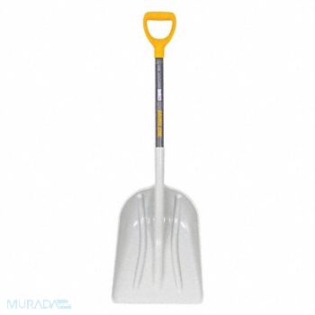 TRUE TEMPER Poly Scoop w/ D-Grip Hardwood Handle, 56YK97