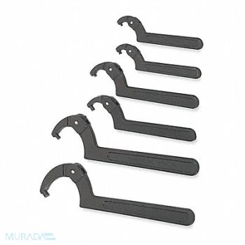 WILLIAMS Pin Spanner Adjustable 4-1/2 To 6-1/4, 58XA77