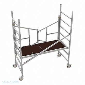 METALTECH Scaffold Tower Easy-Set Aluminum 6 ft., 58YT88