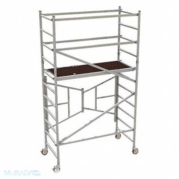 METALTECH Scaffold with Guardrail EasySet Alum 6ft, 58YT89