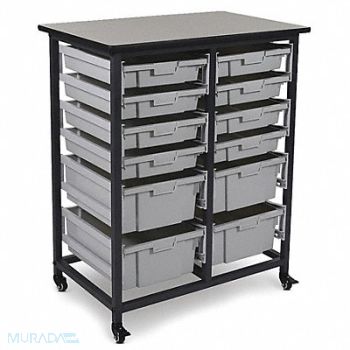 LUXOR Stackable Storage Bins (8 S 4 L), 58ZY89