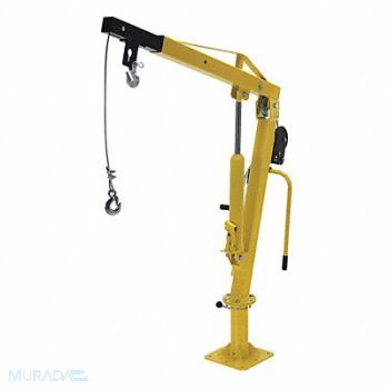 VESTIL Jib Crane 500 lb Capacity 4.5 ft Reach, 59FV46