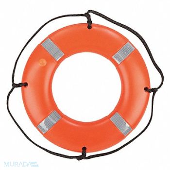 KENT SAFETY Ring Buoy Orange 24, 59MD25