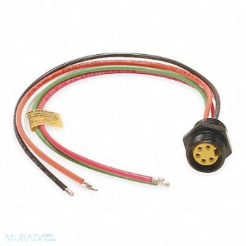 BRAD HARRISON External Thread Receptacle 5 Female 8A, 5AA59