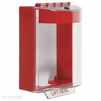 SAFETY TECHNOLOGY INTERNATIONAL Pull Station Cover w/Horn Surface 4inD, 5AFY2