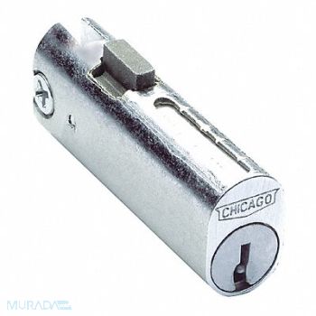 COMPX CHICAGO File Cabinet Locks Silver, 5AHE9