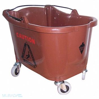 TOUGH GUY D8083 Mop Bucket Brown 8 3/4 gal, 5CJJ4