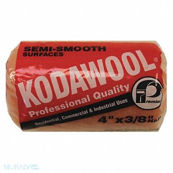 PREMIER Roller Cover 4 L 3/8 Nap Polyester/Wool, 5CVP1