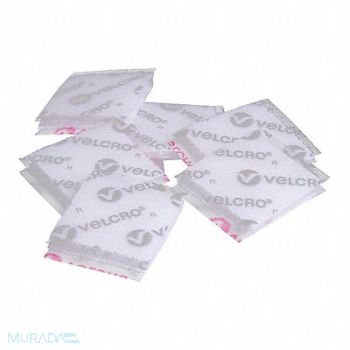 VELCRO BRAND Hook Loop Set 1 x1 White PK50, 5JLH3