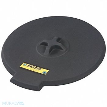 JUSTRITE Drum Funnel Cover Black H3.25xL9xW9 in, 5LTP2