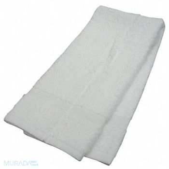 R R TEXTILE Hand Towel 16x27 in White PK12, 5NWP2