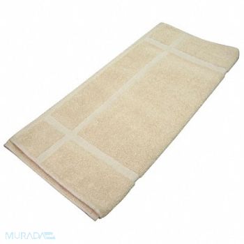 R R TEXTILE Bath Mat 21x34 in Beige PK12, 5NWP9