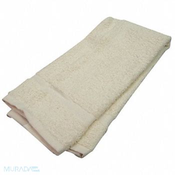R R TEXTILE Hand Towel 16x27 in Beige PK12, 5NWR1